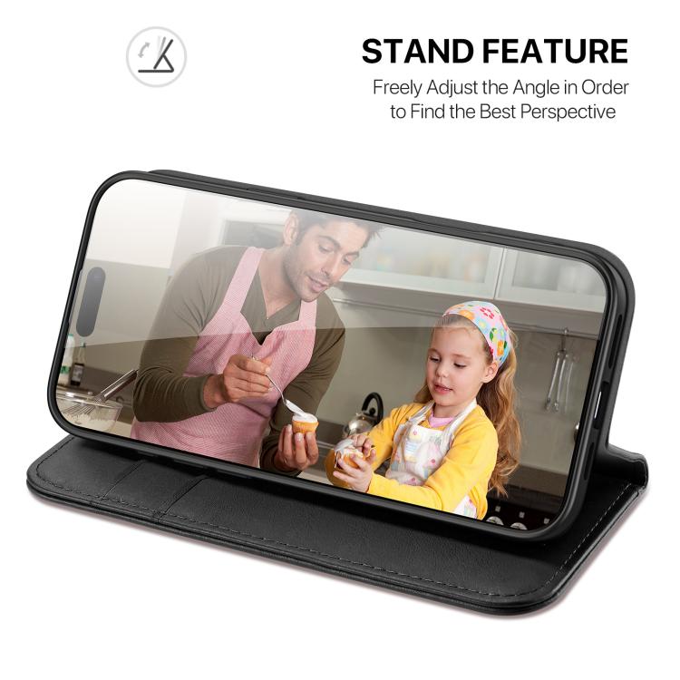 DUX DUCIS Hivo Series Cowhide + PU + TPU Flip Phone Case