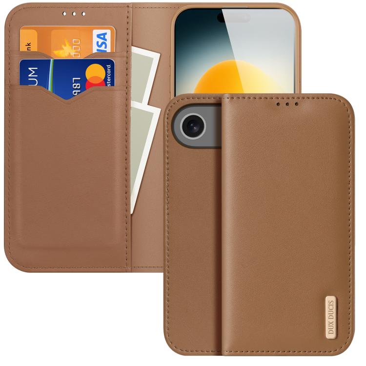 DUX DUCIS Hivo Series Cowhide + PU + TPU Flip Phone Case