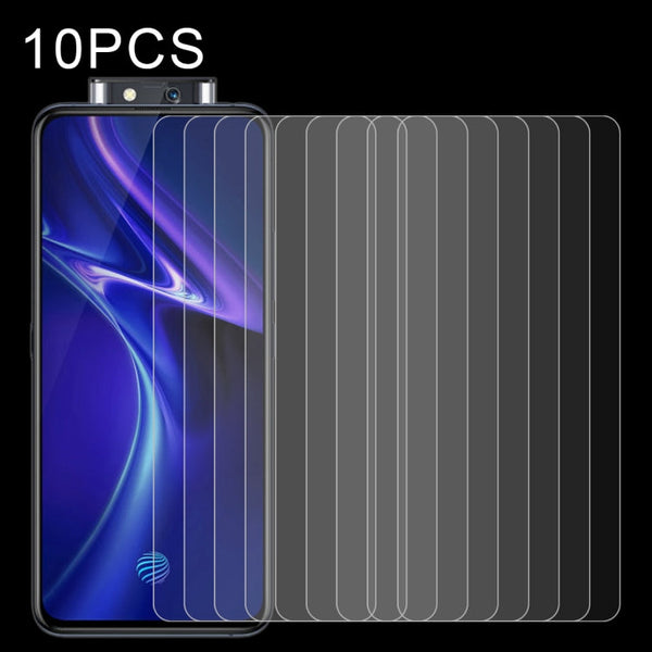 10 PCS Half-screen Transparent Tempered Glass Film