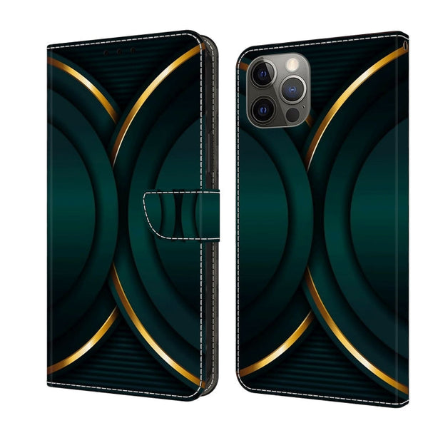 Crystal 3D Shockproof Protective Leather Phone Case