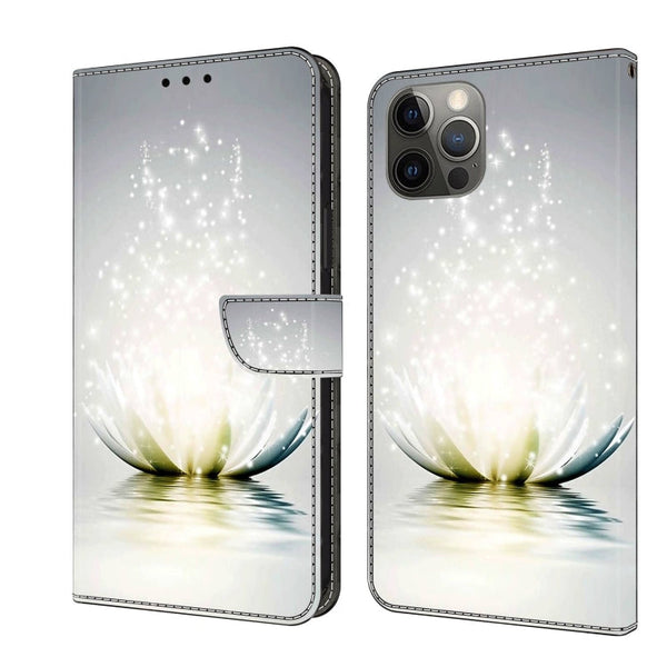 Crystal 3D Shockproof Protective Leather Phone Case