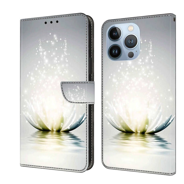 Crystal 3D Shockproof Protective Leather Phone Case