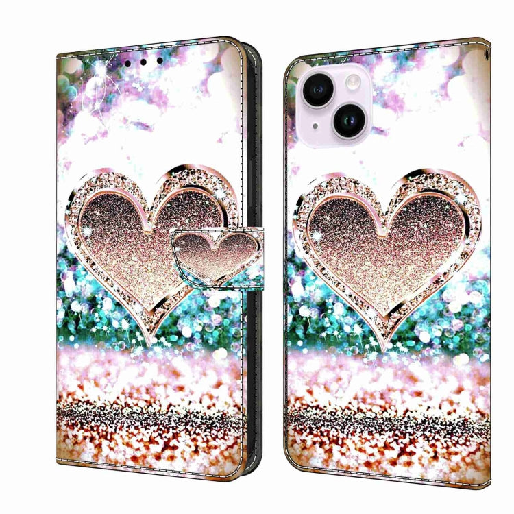 Crystal 3D Shockproof Protective Leather Phone Case
