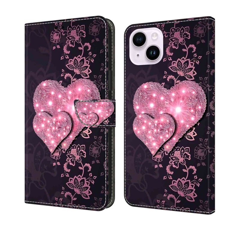 Crystal 3D Shockproof Protective Leather Phone Case