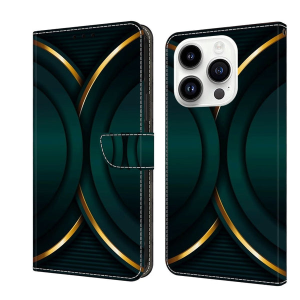 Crystal 3D Shockproof Protective Leather Phone Case