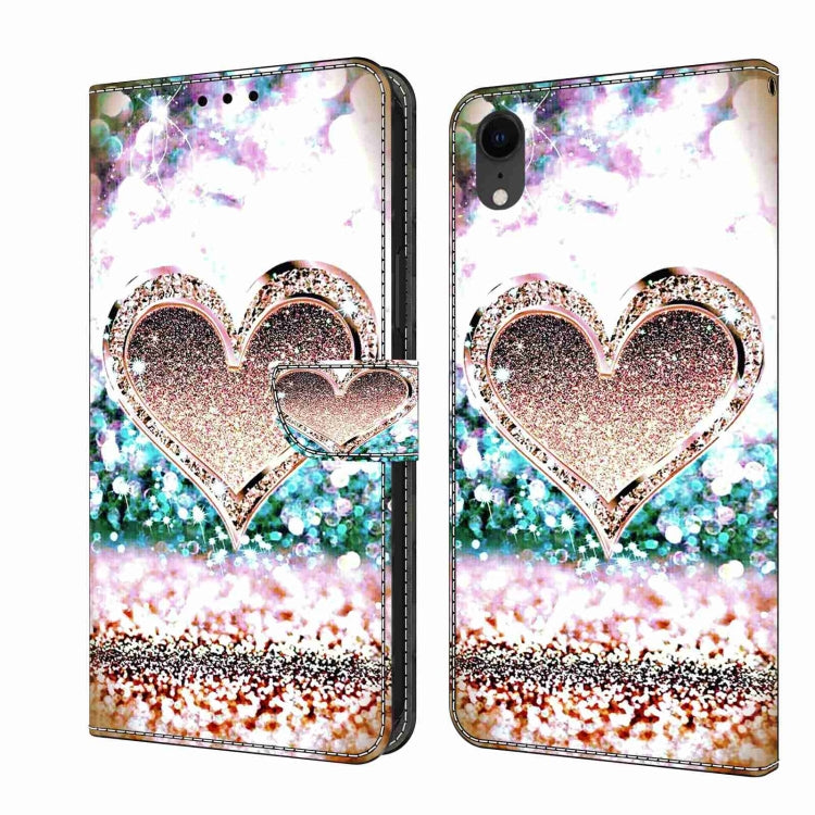 Crystal 3D Shockproof Protective Leather Phone Case
