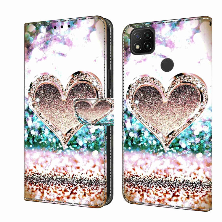 Crystal 3D Shockproof Protective Leather Phone Case
