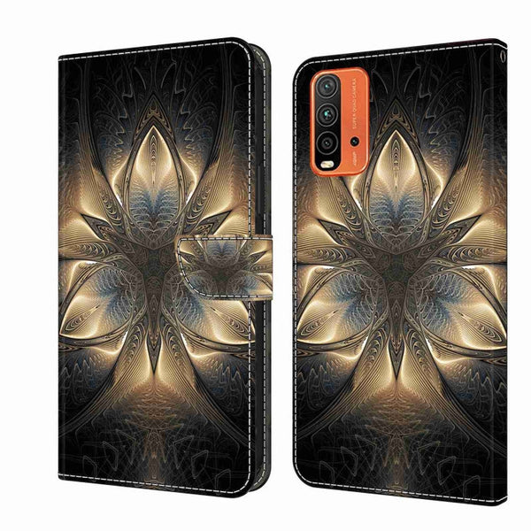 Crystal 3D Shockproof Protective Leather Phone Case