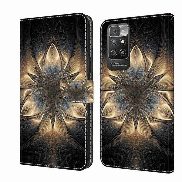 Crystal 3D Shockproof Protective Leather Phone Case