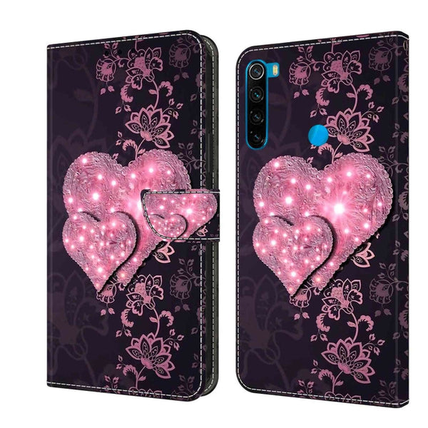 Crystal 3D Shockproof Protective Leather Phone Case