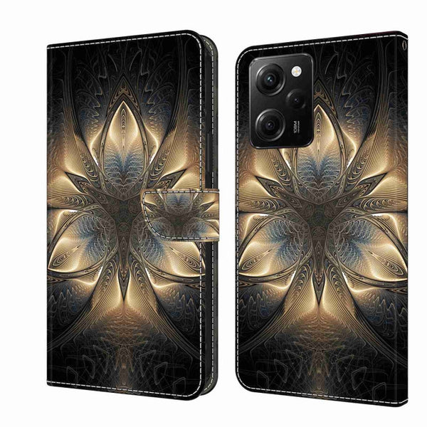 Crystal 3D Shockproof Protective Leather Phone Case