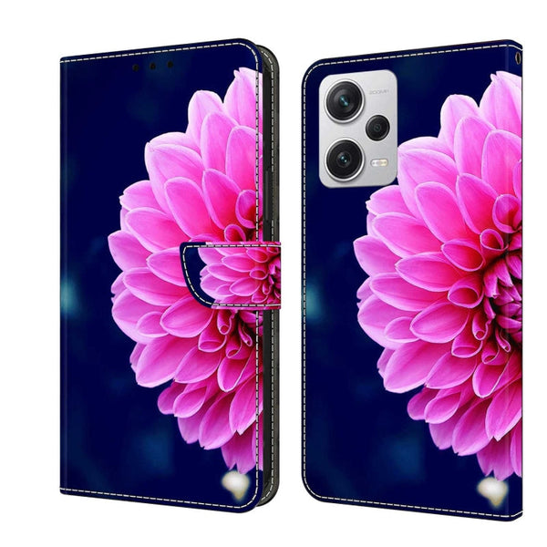 Crystal 3D Shockproof Protective Leather Phone Case