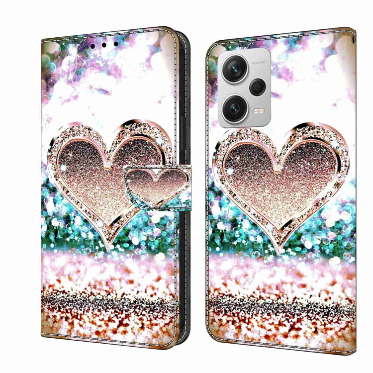 Crystal 3D Shockproof Protective Leather Phone Case