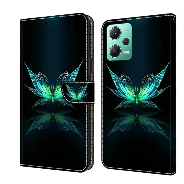 Crystal 3D Shockproof Protective Leather Phone Case