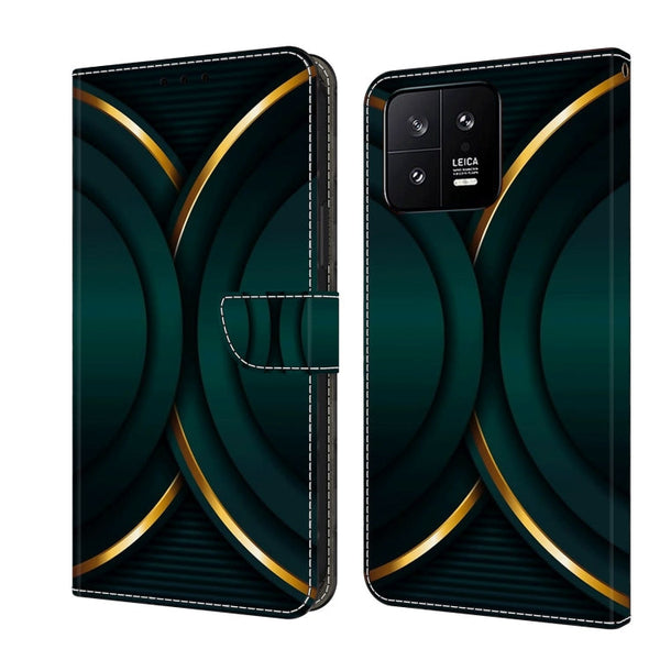 Crystal 3D Shockproof Protective Leather Phone Case