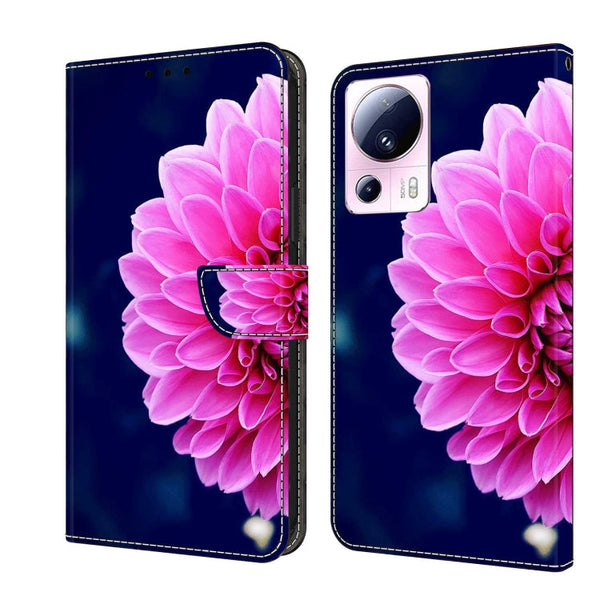 Crystal 3D Shockproof Protective Leather Phone Case