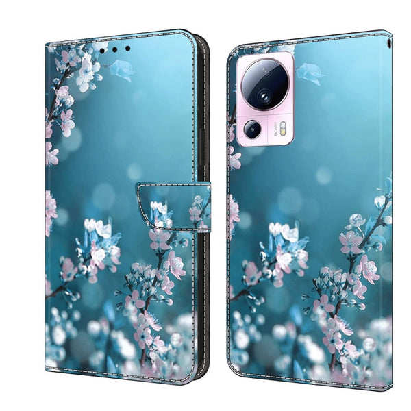 Crystal 3D Shockproof Protective Leather Phone Case