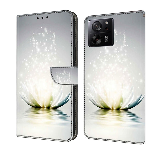 Crystal 3D Shockproof Protective Leather Phone Case