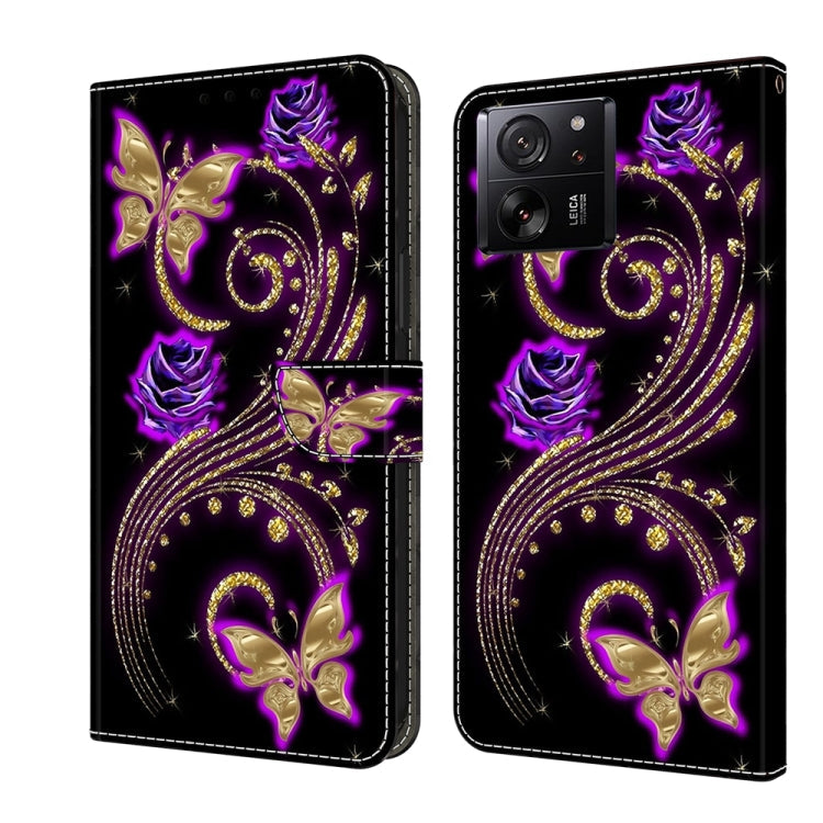 Crystal 3D Shockproof Protective Leather Phone Case