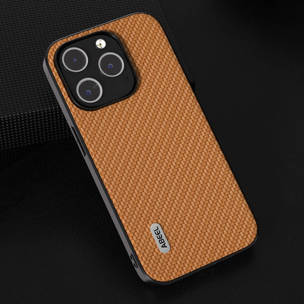 ABEEL Carbon Fiber Texture Protective Phone Case, For iPhone 14 Pro, For iPhone 15 Plus, For iPhone 14 Pro Max