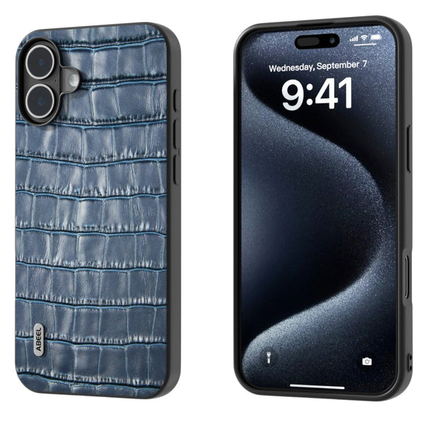 ABEEL Crocodile Texture Genuine Leather Phone Case