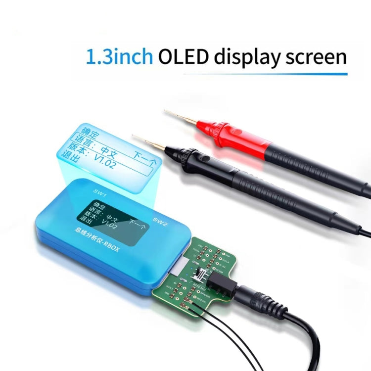 JCID Rbox Bus Analyzer for iPhone and Android Signal Faults Detection