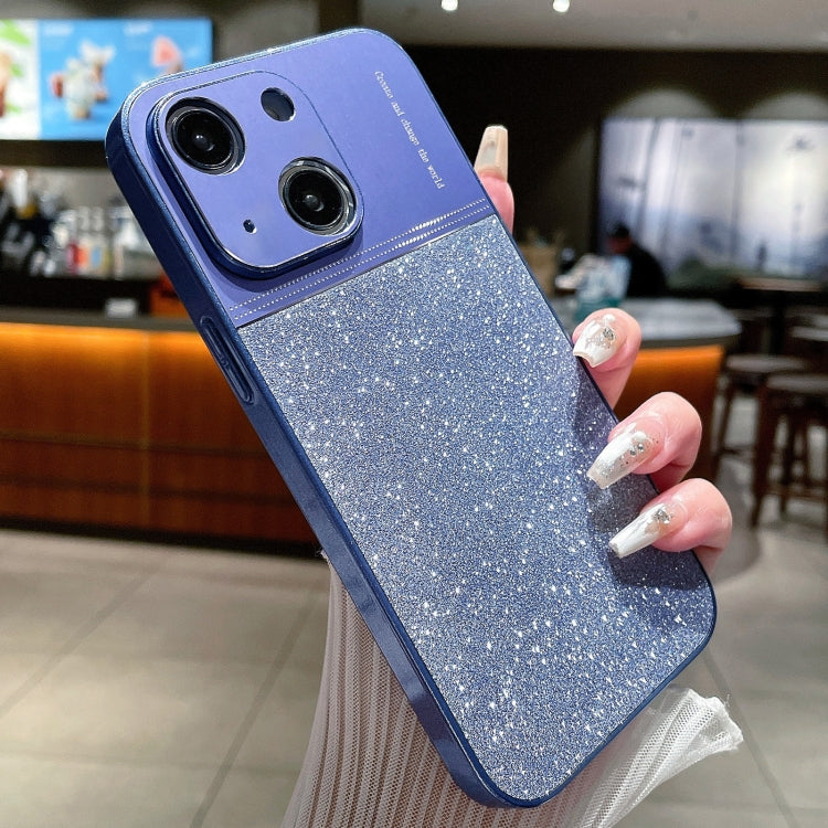 Metallic Glitter Powder Shockproof Phone Case, For iPhone 14 Plus, For iPhone 14, For iPhone 14 Pro, For iPhone 14 Pro Max