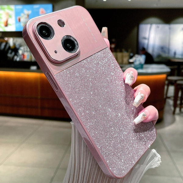 Metallic Glitter Powder Shockproof Phone Case, For iPhone 13 Pro Max, For iPhone 13 Pro, For iPhone 13, For iPhone 12