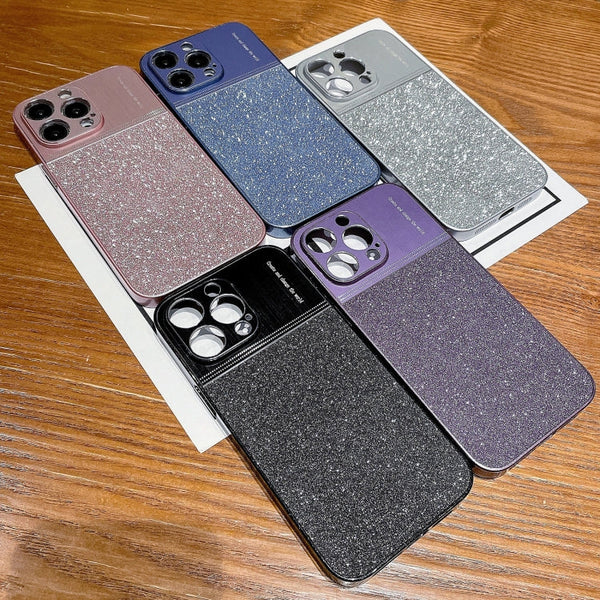 Metallic Glitter Powder Shockproof Phone Case, For iPhone 13 Pro Max, For iPhone 13 Pro, For iPhone 13, For iPhone 12