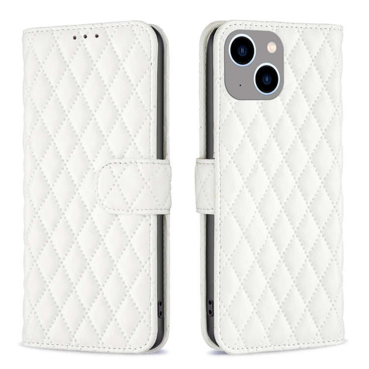 Diamond Lattice Wallet Flip Leather Phone Case