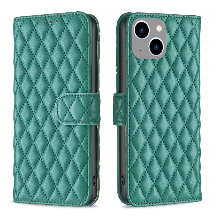 Diamond Lattice Wallet Flip Leather Phone Case