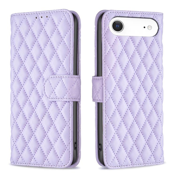 Diamond Lattice Wallet Flip Leather Phone Case