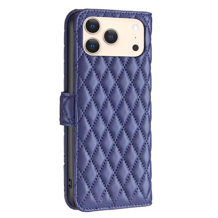 Diamond Lattice Wallet Flip Leather Phone Case