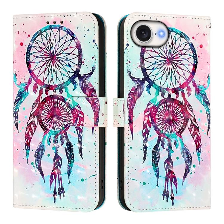 3D Painting Horizontal Flip Leather Phone Case