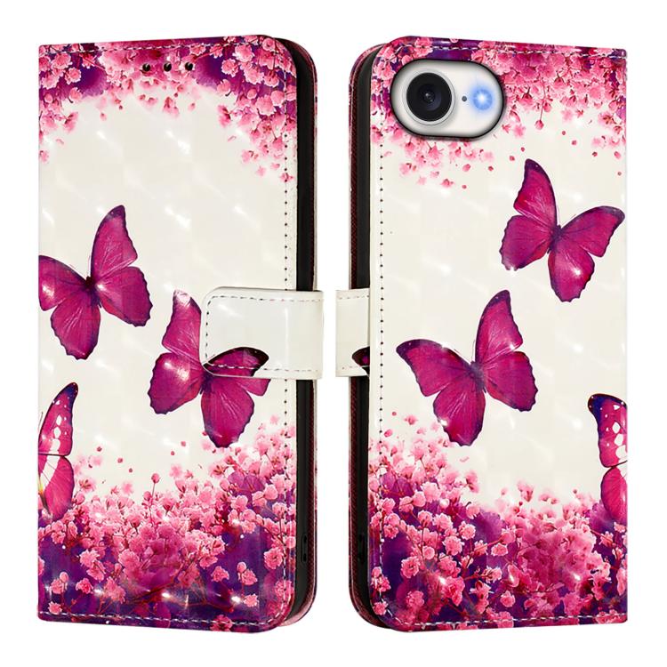 3D Painting Horizontal Flip Leather Phone Case