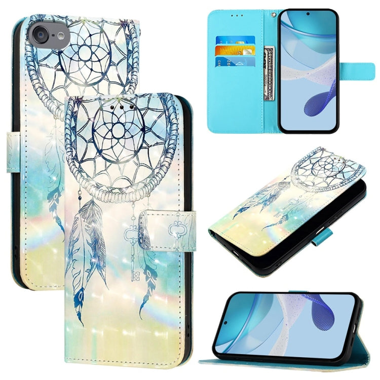 3D Painting Horizontal Flip Leather Phone Case