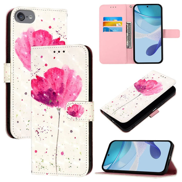 3D Painting Horizontal Flip Leather Phone Case
