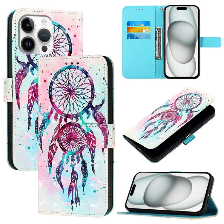 3D Painting Horizontal Flip Leather Phone Case