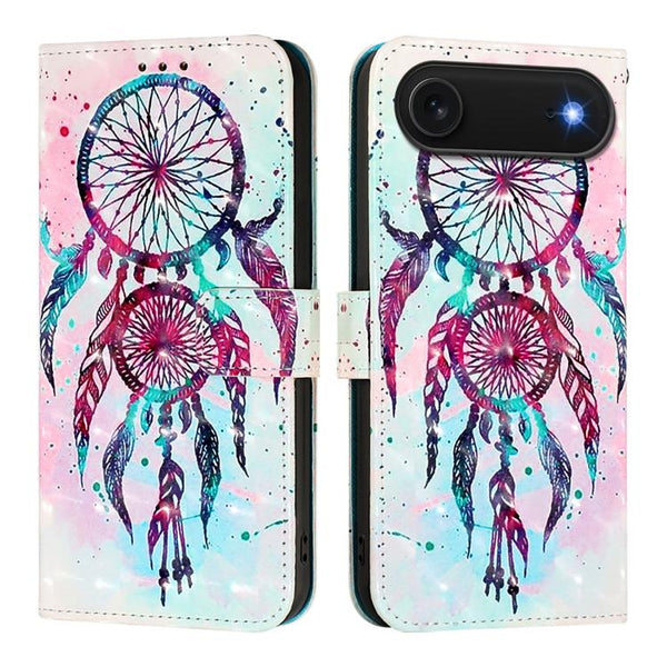 3D Painting Horizontal Flip Leather Phone Case
