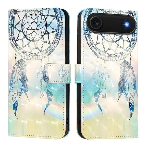 3D Painting Horizontal Flip Leather Phone Case