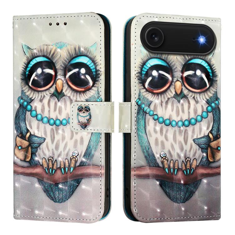 3D Painting Horizontal Flip Leather Phone Case
