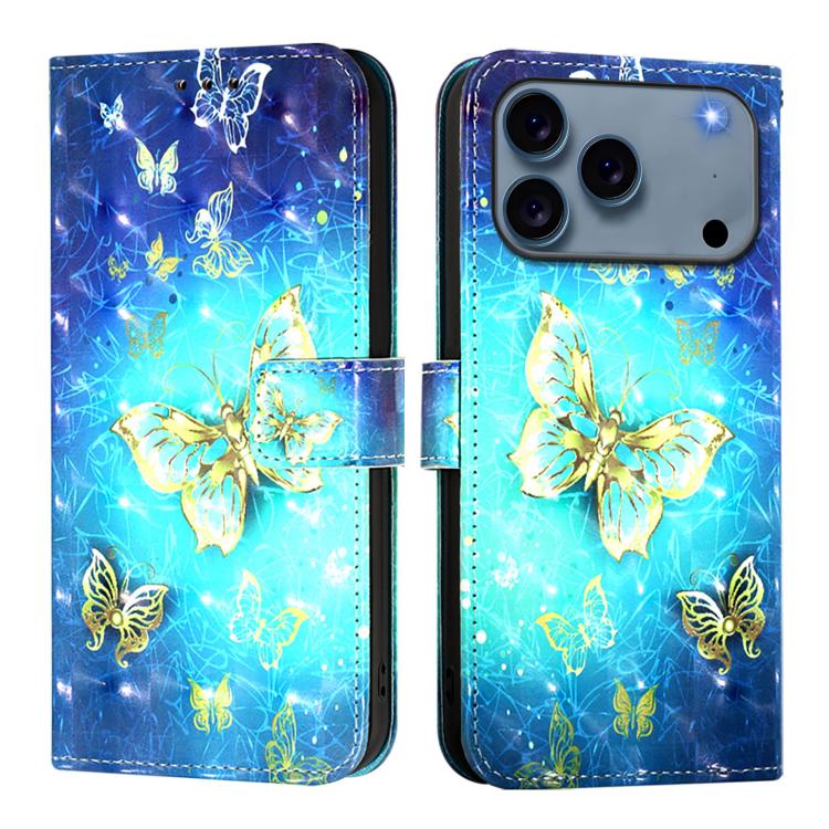 3D Painting Horizontal Flip Leather Phone Case
