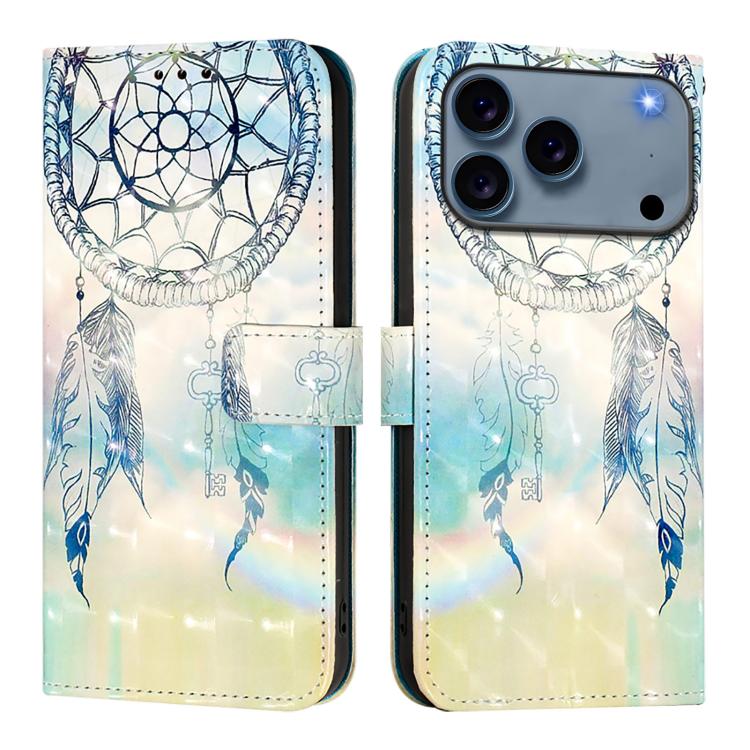 3D Painting Horizontal Flip Leather Phone Case