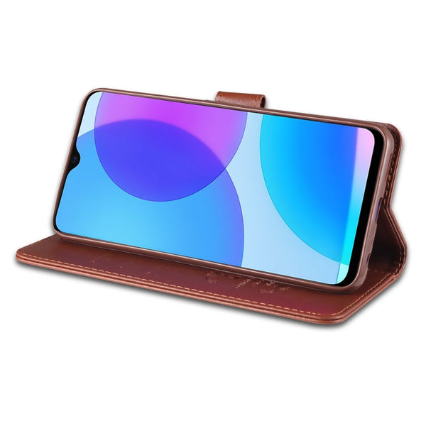 AZNS Sheepskin Texture Horizontal Flip Leather Case with Holder & Card Slots & Wallet, For Vivo Y5s / U3 / Y19, For Vivo Y9s / V17