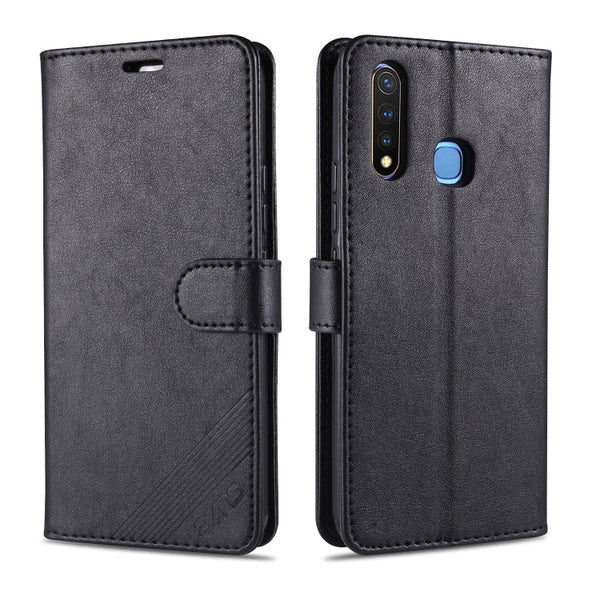 AZNS Sheepskin Texture Horizontal Flip Leather Case with Holder & Card Slots & Wallet, For Vivo Y5s / U3 / Y19, For Vivo Y9s / V17