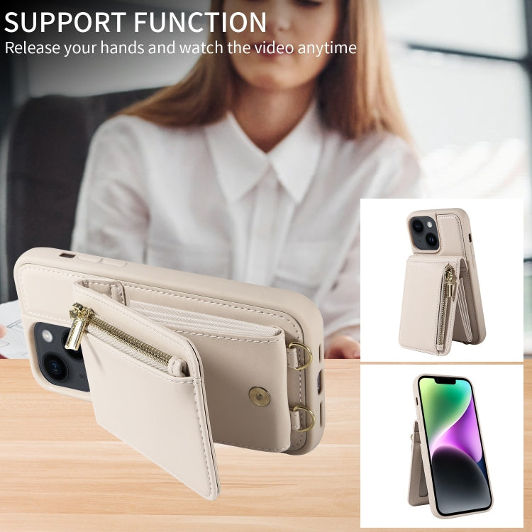 Crossbody Lanyard Zipper Wallet Leather Phone Case