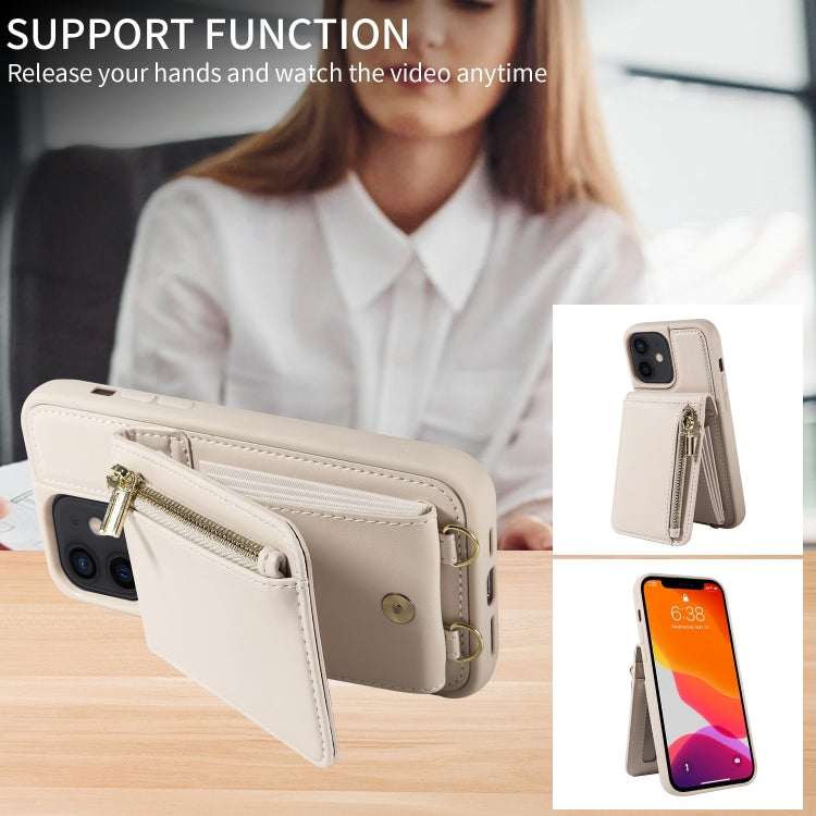 Crossbody Lanyard Zipper Wallet Leather Phone Case