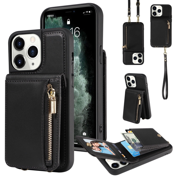 Crossbody Lanyard Zipper Wallet Leather Phone Case