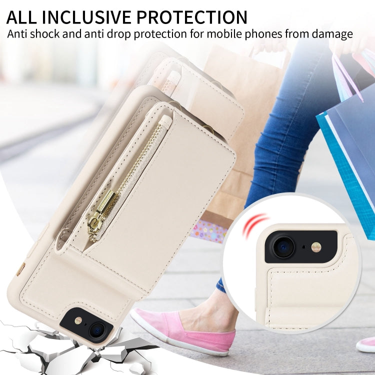 Crossbody Lanyard Zipper Wallet Leather Phone Case