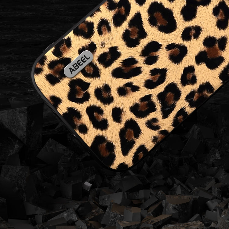 ABEEL Black Edge Leopard Phone Case, For iPhone 14 Pro, For iPhone 14 Pro Max